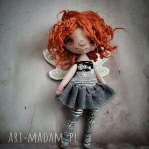 wróżka chrzestna - artystyczna lalka kolekcjonerska szmacianka filigranka