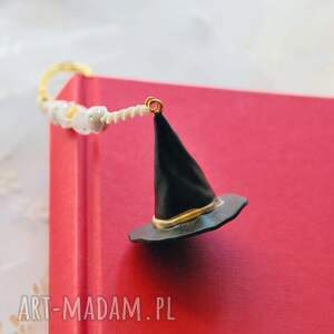 metalowa zakładka do książki dla czarownicy kapelusz pomysł