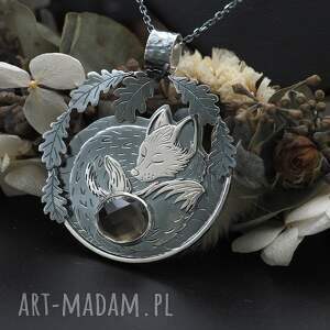 jachyra jewellery naszyjnik lisie sny, liski natura, talizman, prezent dla niej
