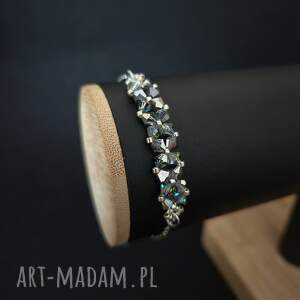 crystal square vitrail - delikatna bransoletka z kryształów preciosa