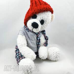 piotruś - miś 36 cm, personalizacja, maskotka dziewczynki, dziecka