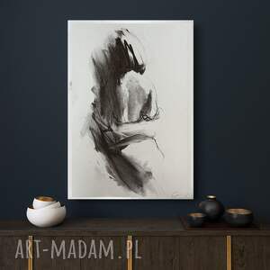 szkic kobiety - 50x70, kobieta duży obraz obrazy do salonu, sypialni