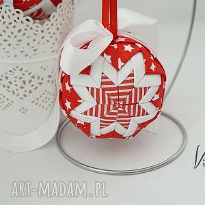 handmade pomysł na prezenty świąteczne bawełniana bombka