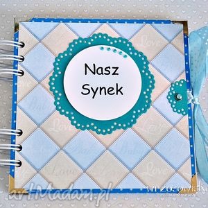 handmade scrapbooking albumy album nasz synek