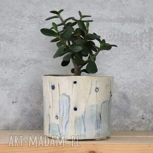 otuliny osłonka na doniczkę doniczka ceramiczna, handmade