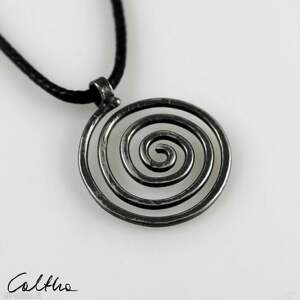 spirala - srebrny wisiorek 2110-02, srebrna biżuteria, zawieszka