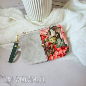 Portfelik kosmetyczka do torebki handmade - organizer