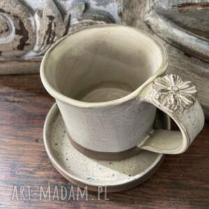 hand-made ceramika kubek spodek