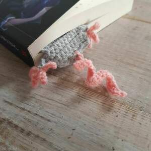 zakładka do książki szczurek pomysł na prezent, mól książkowy dziecka