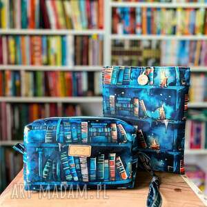 Prezent Kosmetyczka i pokrowiec na książkę - jesienny komplet