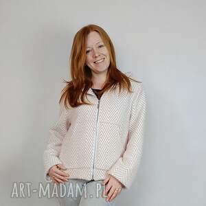 Kurtka damska JODEŁKA BRUDNY RÓŻ, na wiosnę