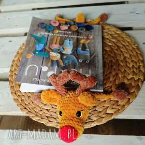 Zwooczki - Zakładka do książki pluszowy renifer, maskotka - czytam