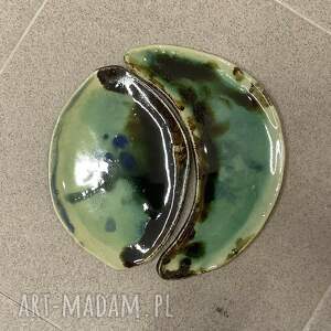 Komplet LUNA mala 2, talerzyk na drobiazgi, mydelniczka ceramiczna