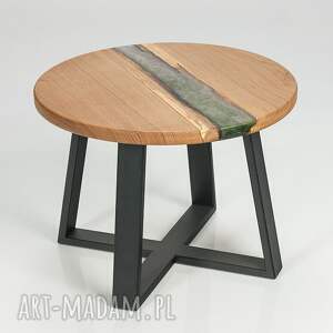 handmade stoły stolik kawowy, drewno naturalne połączone