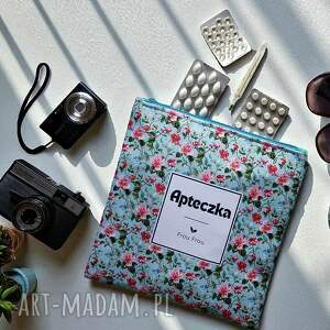 apteczka - saszeta podróżna z kolekcji bezłaski kosmetyczka torebka, róże