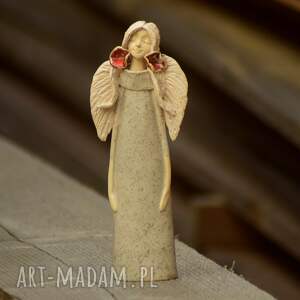 ręczne wykonanie ceramika anioł ceramiczny