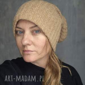 czapka na większą głowę ewentualnie burzę włosów podszewce rozmiar 58 61