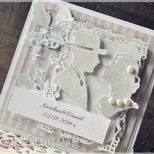 ręcznie robione scrapbooking kartki kartka ślubna