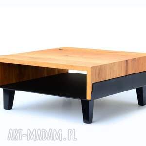 boa stolik rozsuwany dębowy kawowy drewniany lity do salonu