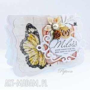 handmade scrapbooking kartki kartka ślubna miłość