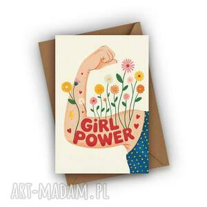 kartka dla dziewczyny - girl power dzień kobiet