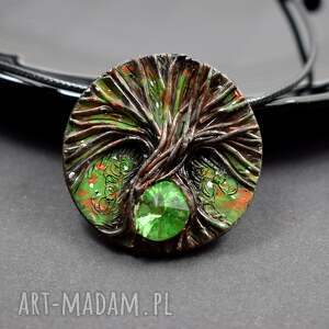 magic forest wisiorek, leśny motyw, boho styl motyw drzewa