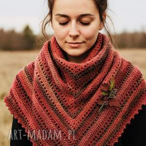 splotomaniaa duża ciepła chusta summer morning z wełną