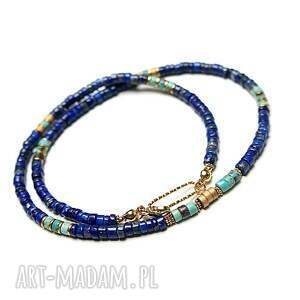 handmade naszyjniki lapis lazuli vol. 15 choker - szlachetna kolekcja