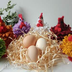 handmade dekoracje wielkanocne kurczak/ /ozdoba do koszyczka/ocieplacz