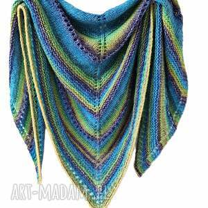 Duża 200cm x 102 cm, ręcznie robiona chusta