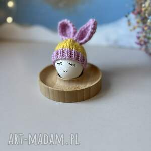 czapeczka z uszami zająca na jajka wielkanocne - 1 szt