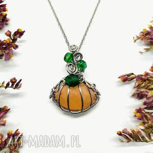 handmade naszyjniki naszyjnik dynia jadeit stal chirurgiczna wisiorek handmade