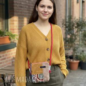 torebka mini beboki etno, handmade kosmetyczka, slow fashion, autorski projekt