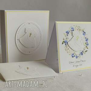 Prezent Kartka z pudełkiem i kopertą wzór C48, chrzest