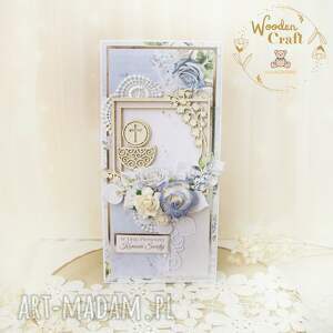 scrapbooking kartki kartka komunijna, pamiątka pierwszej komunii świętej