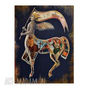 aniol taurell cyklu jeźdźcy anty-apokalipsy, oryginalny obraz malowany