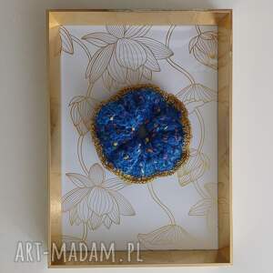 gumka do włosów scrunchie na szydełku frotka, upominek, ręcznie