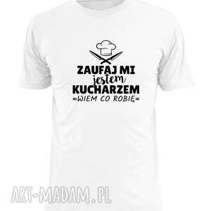 Koszulka dla kucharza - prezent dla szefa kuchni, cukiernika i na urodziny, trwały nadruk