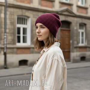 Czapka całoroczna przejściowa cienka bawełna s/m unisex biskupi