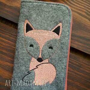 filcowe etui na telefon - lisek, smartfon pokrowiec, fox polski produkt prezent