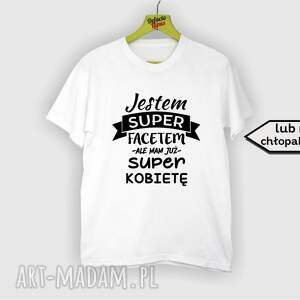 manufaktura koszulek koszulka z nadrukiem dla chłopaka, super faceta