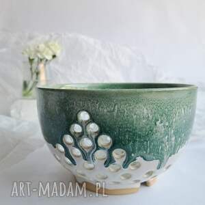 handmade ceramika durszlak ceramiczny /2
