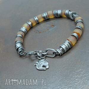 Bursztyn UNISEX - bransoletka 18