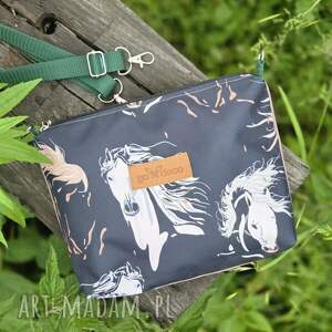 kolorowa torebka mała w konie dziewczynki, pojemna