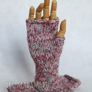 Mitenki Elwira bezszwowe rękawiczki bez palców z krótkim kciukiem