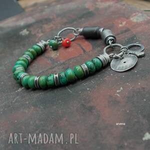 TURKUS 023, bursztyn, unisex bransoletka