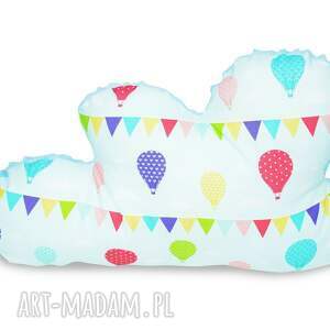 prezent na święta, pokoik dziecka poduszka chmurka - balony, jasiek