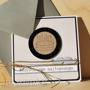 męska kartka urodzinowa - annamade akcesoria scrapbooking