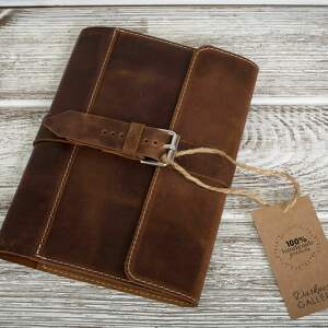 ręcznie robiony skórzany notes, okładka - Darkness Gallery akcesoria notesy