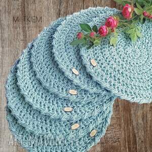 podkładka na stół ze sznurka 30cm, pod talerz, podkładki stołowe